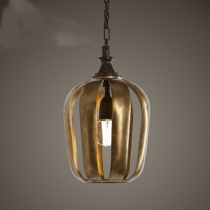 Retro Industrial Resin & Iron Chandelier – Ø25 cm & Ø43 cm Pendant – Duvencioglu