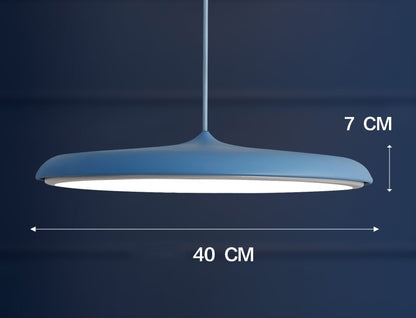 Nordic 607 Iron LED Chandelier – 25/40 cm Fish-Line Pendant – Duvencioglu