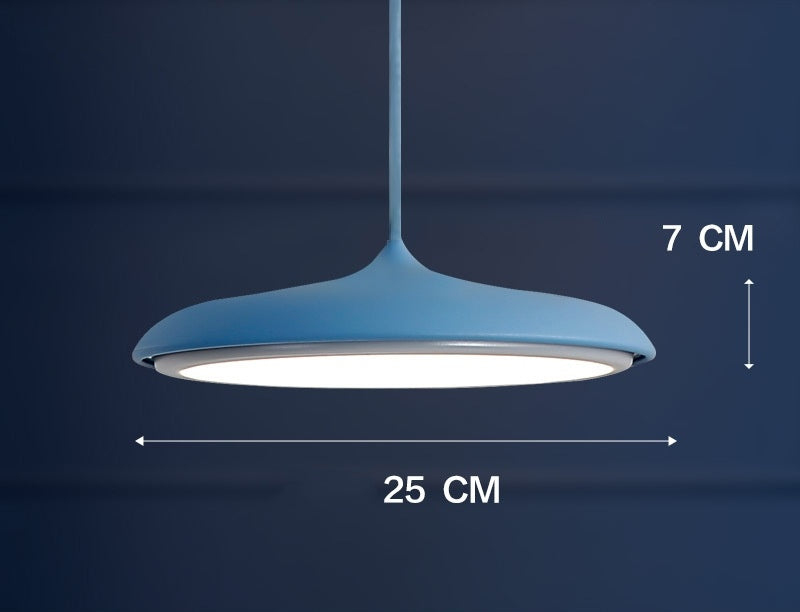 Nordic 607 Iron LED Chandelier – 25/40 cm Fish-Line Pendant – Duvencioglu