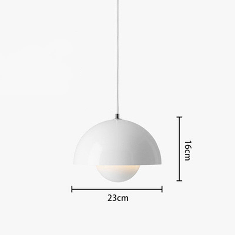 Bud Iron LED Pendant – 230 mm Single-Head Chandelier (≤36 V) – Duvencioglu