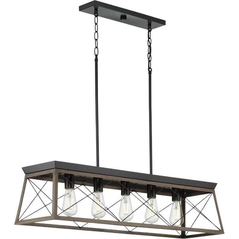 American Country Retro Chandelier – Creative Living Room Pendant Light – Duvencioglu