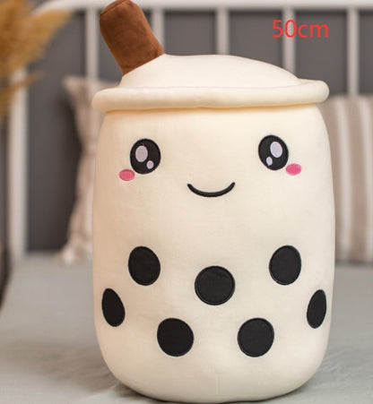 The Original Kawaii Boba Tea Plush Pillow | Super Soft Bubble Tea Cuddle Companion