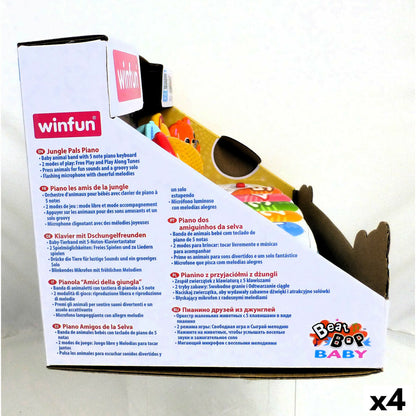 Winfun Toy Piano (4-Pack) - Musical Instrument with Lights and Sound – Duvencioglu