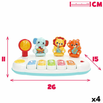 Winfun Toy Piano (4-Pack) - Musical Instrument with Lights and Sound – Duvencioglu