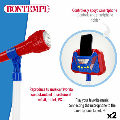 Bontempi Musical Toy (2-Pack) - Large Plastic Instrument with Lights and Sound – Duvencioglu