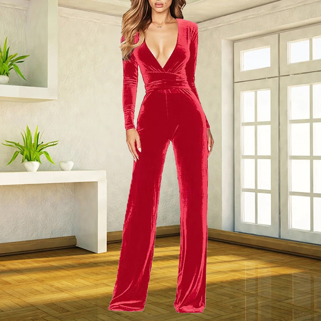 Womens Velvet Jumpsuit: Luxe Style & Comfort - Gadgets